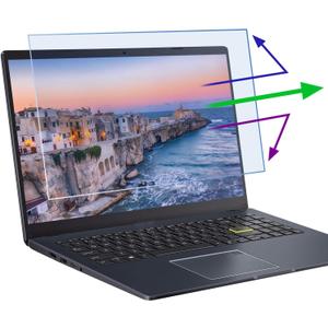 2 Pcs 14 Inch (1920x1200P) Laptop Blue Light Screen Protector, Reduce Eye Strain Anti Glare Blue Light Blocking Screen Protector for 14’’ with 16:10 Resolution HP/Dell/Acer/Asus/Samsung/Lenovo