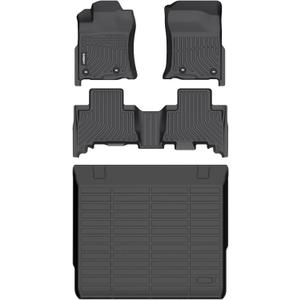 GINOWY-Floor Mats & Cargo Liner for Toyota 4Runner 2013-2024 5 Passenger