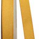 Reliant Ribbon Grosgrain Style Ribbon, 5/8 Inch X 100 Yards, Gold
