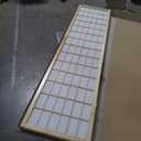 Roundhill Furniture Oriental Shoji 4 Panel Screen Room Divider, Natural