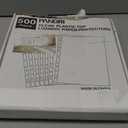 Sheet Protectors, PANDRI 500 Pack Clear Heavy Duty Plastic Page Protectors Sheet Reinforced 11-Hole Fit for 3 Ring Binder Fits Standard 8.5 x 11 Paper, 9.25 x 11.25 Top Loaded, Excluding Acid