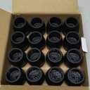 16PCS Round Silicone Chair Leg Floor Protectors for Hardwood Floors, Felt Furniture Pads Covers Table Chair Leg Caps, Large Chair Sliders for Wood Floors, Anti-Scratches & Noise(Black, Fit:1.1"-1.4")