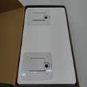 EVEO Premium Dual Monitor Mount 14"-35 Dual Monitor Arm VESA Bracket Adjustable Height Gas Spring Dual Monitor Stand, Screen Full Motion Dual Monitor Arm-Computer Monitor Stand for 2 Screens - White