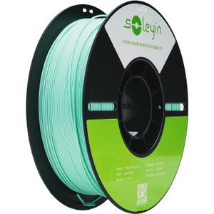 Cregrant3D Soleyin Filament 1.75mm Ultra PLA Filament for 3D Printing High Speed 300mm/s Accuracy +/- 0.02mm, 1kg Spool (2.2lbs), Fit Most FDM 3D Printer, Soleyin by Creality Filament, Light Green