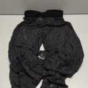 Women's Lace Bell Bottom Pants Mesh Flare Leg High Waisted Sheer Sexy Goth Leggings Trousers
Pants Black XS