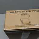 300GPH Pool Filter Pump for Above Ground Pools 2300 Gallon Capacity Type