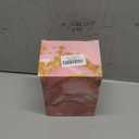 Personalized Gifts Monogrammed Birthday Gifts for Women, Daughter Bestie Friendship Christmas Halloween Initial Wine Tumbler Makeup Bag Scented Candle Bracelet Set (Aesthetic Pink Flower E)