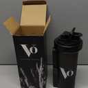 Mag Shaker Bottle (24oz), Leak-Proof BPA-Free Bottle with Phone Holder Mount, Attaches Securely to Gym Equipment, Shaker Cup for Protein Shakes, Fitness & Workouts by Strenvo