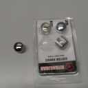 XIYANGJUAN 4Pcs Metal Guitar Knobs Chrome Volume Tone Control Knob Silver Dome Knobs with Allen Keys for Fender Telecaster Gibson Les Paul Electric Guitar Bass Accessories(Chrome)