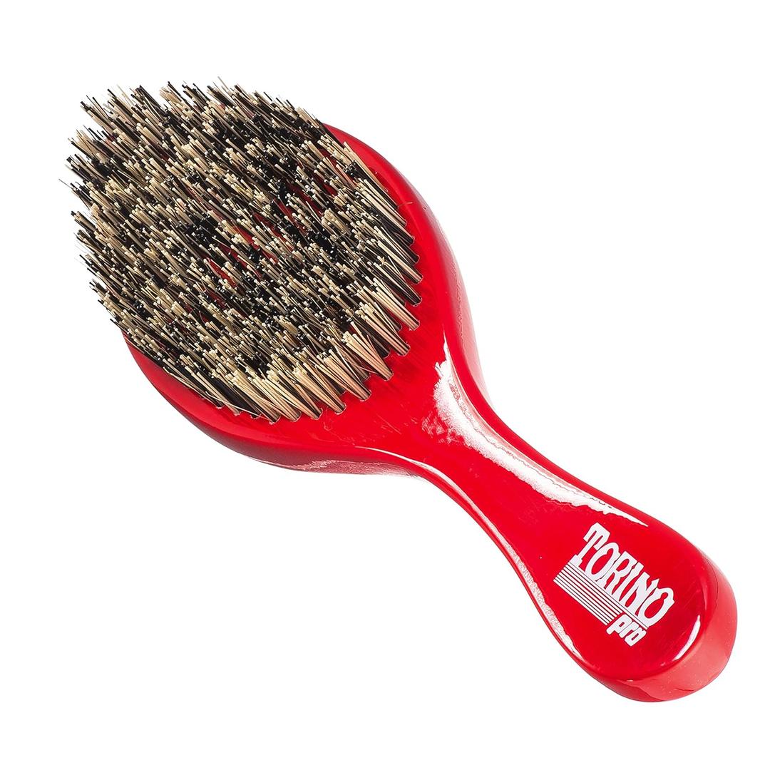 Torino Pro Wave #470 by Brush King - Extra Hard Curved Bristle for 360 Waves and Wolfing