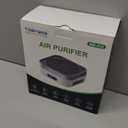 Air Purifier for Home  True HEPA Filter for Pets, Smoke & Allergies | 600 Sq Ft Coverage | Ultra-Quiet & Portable for Bedroom/Travel (1 Pack, Grey White)