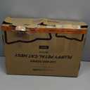 CHEERHOME PETS Elevated Cat Bed Wooden with Cushion Fluffy Pet Couch Sofa for Indoor Cats Raised Kitty Lounge Chair Suitable for Puppy, Cat Furniture(White)