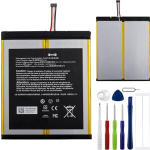Replacement Battery 58-000280 Battery Compatible with HD 10 2019 9th Gen 10.1" M2V3R5 Release 2019 A2110 with Tools