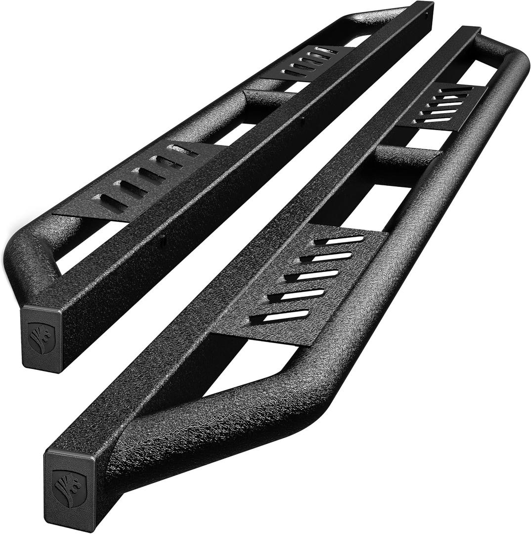 Tyger Auto Trax Side Steps Compatible with 2019-2026 Ram 1500 (Not Fit 19-24 Classic) | Crew Cab | TG-TX7D29398 | Textured Black Rail Running Board