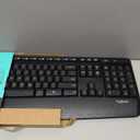 Logitech K345 Wireless Keyboard - Full-Sized Keyboard with Palm Rest, 2.4 GHz Wireless USB Receiver - for PC, Laptop