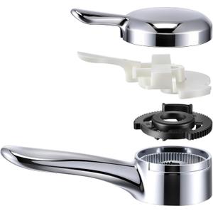 Lever Handle Assembly with Temperature Knob, Compatible with RP51306 & RP51307, Compatible with Delta 17 Series Dual Function Shower Valve and RP46463 Cartridge (After 2006), Chrome