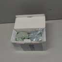 Seposeve 2 Pack Silicone Sippy Cups, Leak-Proof Baby Straw Cup for 6-12 Months, Spill Proof Toddler Cup with Straw 1-3 Years, with Capacity Marking, Non-slip Handle, Flow Control, 6 oz, Green Blue