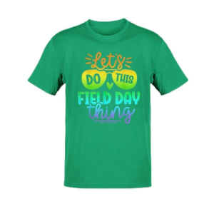 Let’s Do This Field Day Thing Fun Teacher Team Rainbow Sunglasses T-Shirt, Small