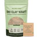 Micro-Pak Dri Clay Kraft, Highest Moisture Absorption Desiccant Packs, Silica Gel Packets Alternative, Food Safe Bentonite Clay, Desiccant Packs for Storage, Moisture Absorbers for Closet, 33gx15pcs