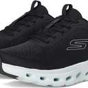Skechers Women's Go Walk Glide Step 2.0 Vanessa Glide-Step Midsole, Air-Cooled Goga Mat Insole, Ultra Go Cushioning, Machine Washable, Vegan, Elastic Bungee Laces, Size 10.5 in