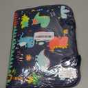 Qizfun Montessori Busy Board & Busy Book for Toddlers  Sensory & Learning Toy That Keeps Kids Busy, Travel Toy for Airplane & Car, Screen for Boys & Girls (Blue/P4)