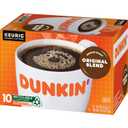 6 x Dunkin' Donuts, Dunkin Donuts Coffee Medium Roast Original Blend K-Cup Pods, 10 Count (EXP 04/09/27)