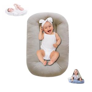 Baby Lounger for Infants 0-12 Months, Bionic Design Baby Lounger Soft Organic Cotton Breathable Lounger, Newborn Babies Essentials Gifts