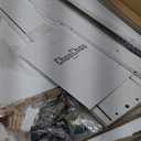 ChooChoo Lighted Bathroom Medicine Cabinet with Mirror, Wall-Mounted Bathroom Wall Cabinet with Mirror Doors, LED Lights, Adjustable Shelves, Towel Bar, Cloud White