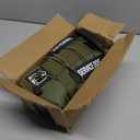 No Pull Tactical Dog Harness for Large Dogs, Escape Proof Molle Dog Vest Harness and Leash Set, Adjustable Military Service Dog Harness with Handle for Medium Large Dogs(Green, M)
