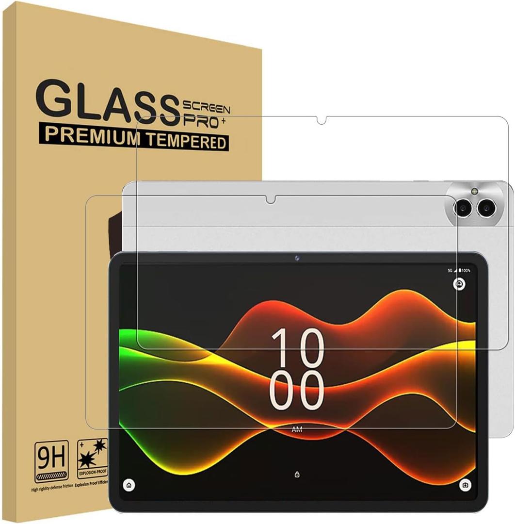 2 Pack Tempered Glass Screen Protector for Boost Celero 5G Tab 10.9 Inch, Tempered Glass Scratch Resistance Case Friendly 9H hardness Screen Saver