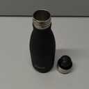 S'well Stainless Steel Water Bottle, 9oz, Onyx, Triple Layered Vacuum Insulated Containers Keeps Drinks Cold for 24 Hours and Hot for 12, BPA Free, Perfect for On the Go