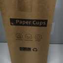 RACETOP 12 oz 50 pack Disposable Paper Coffee Cups with Lids and Sleeves (White)