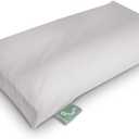 2-Pack Pillow Cover Case for Sleep Yoga Knee Pillow (Grey)