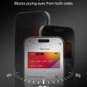 ZAGG Glass Elite Privacy Screen Protector for iPhone 16 Pro - 2-Way Privacy Filter, Ultra-Strong Tempered Glass, 5X Stronger, Smudge-Free, Easy Install, InvisibleShield, Recycled Content