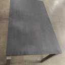 6-Piece Wooden Dining Table Set, Dining Table Set for 6, Including 1 Dining Table, 4 Upholstered Chairs and 1 Bench, Wooden Legs Dining Table, Table Set for Dining Room, Grey