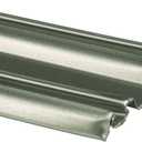 Prime-Line N 6876 By-Pass Mirror Door Bottom Track, 60 In., Roll-Formed Aluminum, Satin Nickel (Single Pack)