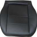 Priprilod Black Microfiber Leather Driver Side Bottom Replacement Seat Cover Compatible with Mercedes Benz C250 C300 C350 2008-2014, Compatible with Mercedes Benz GLK250 GLK280 GLK300 GLK350 2008-2015