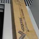 Saw Horses 2 Pack Folding, 2600 Lbs Load Capacity & 24-32 Inch Adjustable Height Heavy Duty Sawhorse Table with 2x4 Support Arms, Portable Folding Legs and Easy Grip Handle for Woodworking