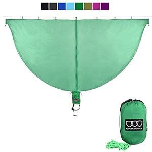 Gold Armour Hammock Bug Net - Guardian Mosquito Net for Bugs - Best Premium Quality Mesh Netting, No See Um and Insects - Perfect Accessory for Your Hammocks (Green) Gold Armour Hammock Bug Net - Guardian Mosquito Net for Bugs - Best Premium Quality Mesh Netting, No See Um and Insects - Perfect Accessory for Your Hammocks (Green)