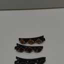 3 Pcs Sparkling Crystal Stone Braided Hair Clips, 2025 New Satin Fabric Hair Bands Rhinestone Four-Leaf Clover Hair Clip for Styling, Duck Bill Clips for Women Girls, Color F