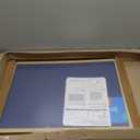 ARCOBIS Calendar Whiteboard with Cork Board, 24"x18" Wood Frame Dry Erase Calendar for Wall, Magnetic Monthly Combination Board for Home, Office, School, Kitchen, Beige