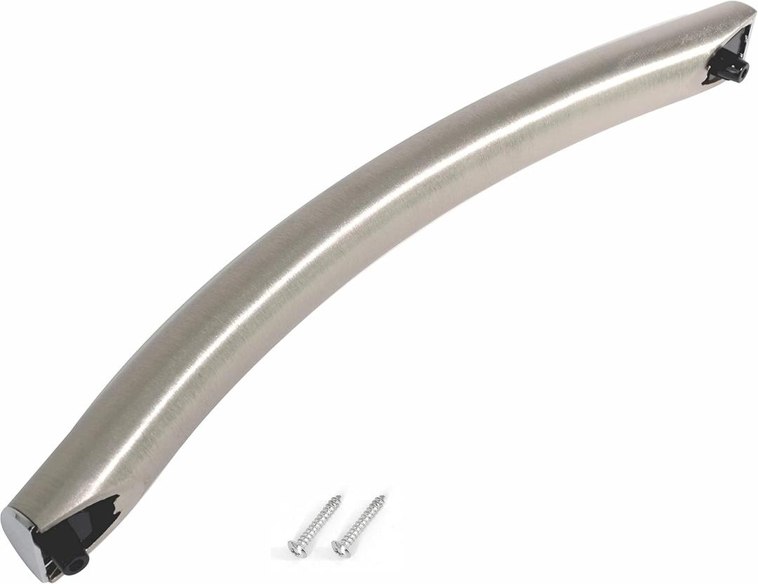 DE94-02933A Microwave Door Handle - Compatible with Samsung Microwaves - Replaces AP5622966, 2448710, DE64-02522A, PS4239327 Oven Replacement Parts Kitchen Appliance Accessories Supplies
