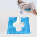 Bed Sore Cushion Gel Memory Foam Wedge Seat Pad with Washable Cover for Elderly and Bedridden Patients - Breathable Anti Bedsore Pressure Relief Seating Solutions