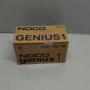 NOCO GENIUS1: 1A 6V/12V Smart Battery Charger  Automatic Maintainer, Trickle Charger & Desulfator with Overcharge Protection & Temperature Compensation  for Lead-Acid & Lithium Batteries