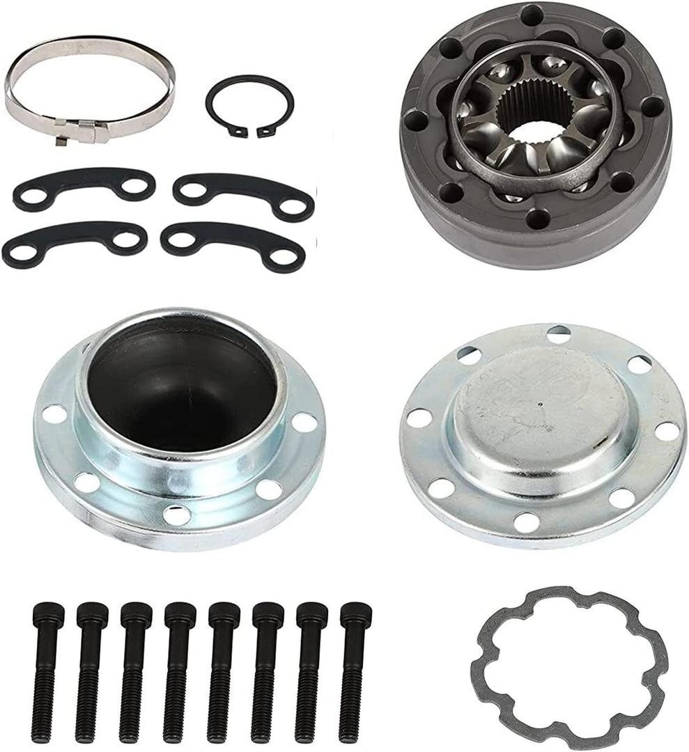 Driveshaft Propshaft CV Joint Repair Kit,Drive Shaft Rebuild kit fit for Jeep Wrangler 3.6L 3.8L 2007-2013 Replacement 932-306 528533FRK Without Lubricating Oil