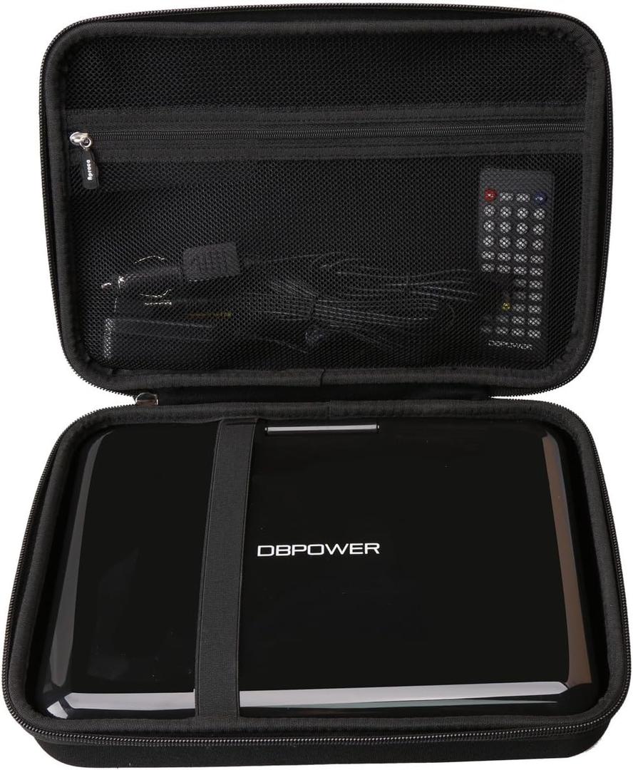 Aproca Case Compatible with DBPOWER 11.5" / 12" Portable DVD Player, Hard Storage Bag for Accessories -Black (Case Only)