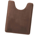 Memory Foam Bath Mat, Plush, Cozy, Ultra Soft, Non Slip, Perfect for U-Shaped Toilet Rug, Rugs for Bathroom, Machine Washable, Quick Dry - Chocolate Brown