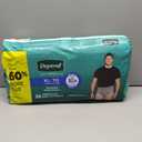 Depend Fresh Protection Adult Diapers, Incontinence Underwear for Men, Disposable, Maximum, Extra-Large, Grey, 26 Count