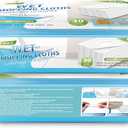 Upgraded Wet Mop Refills for Swiffer Sweeper Wet Pads, 60 Count