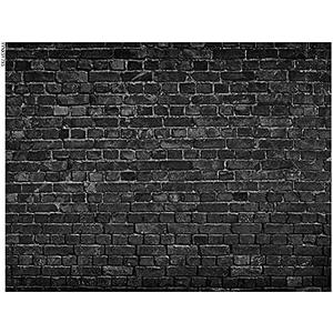 YYNXSY 8X6FT Black Brick Wall Background Photography Props YY-1 | Brick Birthday Party Decoration, Photography Studio Decoration, Room Decoration Banner,